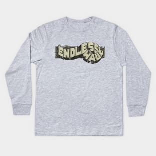 Endless Wave Skatepark 1977 Kids Long Sleeve T-Shirt